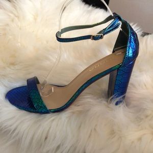 Hologram Green Heels